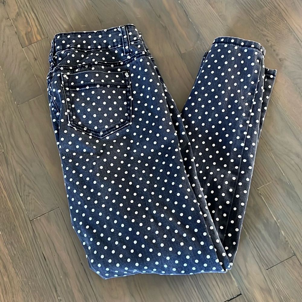 Zanadi Polkadot Print Jeans Pants size 9
